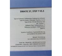Siemens Plc Programming Software 6ES7 810-4CC10-0YA5 (6ES78104CC100YA5) ve