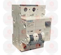 Siemens RCBO B6 6A 2P Poles, 30mA Trip Sensitivity 110V 5SU1324-6KX06