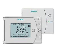Siemens REV24RF/SET RF Wireless Programmable Room Thermostat with Receiver, 7 Day Digital Heating Controller, 2-Point On/Off Control, Battery Powered