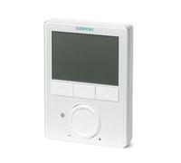 Siemens Room Thermostat, RDG160T, 7-Day Program, Large LCD Display, 3 Operating Modes, For Fan Coil Units, Universal Applications, Heat Pump, Outputs DC 0.10V Or ON/OFF, White