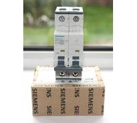 Siemens SENTRON MCB, 2P, 1.6A Curve C, 400V AC, 72V DC - 5SY6215-7