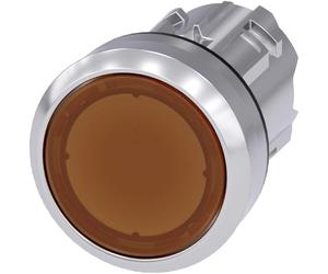 Siemens Sirius ATC Push Button 22 mm Round Metallic/A Bright Ambar Boton Flush-Mount