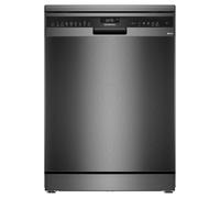 Siemens SN25EC13CE IQ-500 60cm Freestanding Dishwasher - BLACK STEEL