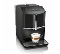SIEMENS EQ300 Fully Automatic Bean to Cup Espresso Coffee Machine with milk frother arm, oneTouch Function, 4 coffee beverages, 3 coffee strengths, TF301G19, Piano Black