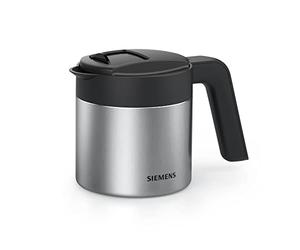 Siemens TZ40001 Thermal Coffee Pot Direct Brewing from The Fully Automatic Coffee Machine, Keep Warm Function, Sliding Lid, Easy to Clean, Perfect for EQ500, EQ700, EQ6 Plus and EQ900, 1 L, Stainless