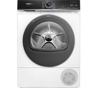 Siemens WQ46B2D41 iQ700 9kg Heat Pump Dryer, Extremely Quiet, VarioSpeed, Half Load, Kink Protection, AutoDry, Connection to Washing Machine via Home Connect, White