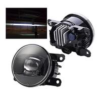 SIEMID New Generation LED Fog Light Pair for Peugeot 206 207 307 308 408 508 607 2008 3008 4008 5008 2002 2003 2004 2005 2006 2007 2009 2010 2011 2012 2013 2014 2015 2016 2017