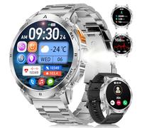 SIEMORL 1.56" AMOLED Smartwatch for Men, 24/7 Heart Rate, SpO2 & Sleep Monitoring,Bluetooth 5.3 Calls,100+ Sports Modes, 5ATM Waterproof Fitness Tracker 7-Day Battery, iPhone & Android Compatible