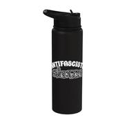 Siempre Antifascista Left Wing No Kings Resist Stainless Steel Insulated Water Bottle
