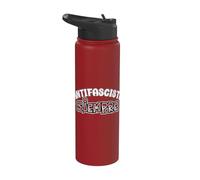 Siempre Antifascista Left Wing No Kings Resist Stainless Steel Insulated Water Bottle