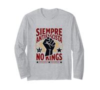 Siempre Antifascista Resist Fascism Pro Democracy Protest Long Sleeve T-Shirt
