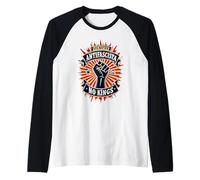 Siempre Antifascista Resist Fascism Pro Democracy Protest Raglan Baseball Tee