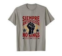 Siempre Antifascista Resist Fascism Pro Democracy Protest T-Shirt