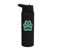 Siena College Saints - Bernie Saint Bernard Paw Logo Stainless Steel Insulated Water Bottle