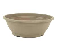 Siena Garden Plant Bowl Ø50x18Cm Taupe Round Flower Bowl Pot Braun Plant