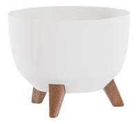 Siena Garden Plant Pot Planter Flower Pot Oslo White 29 × 23 Cm