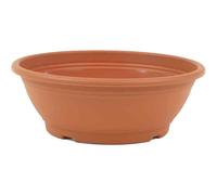 Siena Garden Planting Bowl Ø50 x 18 cm Terracotta Round Flower Pot Braun