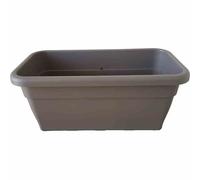 Siena Garden Rectangular Planter Box Plant Pot Tray 80 x 39 x 34 cm Grey Taupe