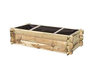 Siena Garden Tom Raised Bed Rectangular 120 x 60 x 30 cm
