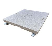 Siena Garden Umbrella Stand Granite 150 kg With Wheels Light Grey Mobile