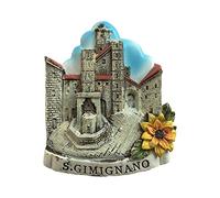 Siena Italy San Gimignano 3D Refrigerator Magnet Tourist Souvenirs Resin Magnetic Stickers Fridge Magnet Home & Kitchen Decoration from China