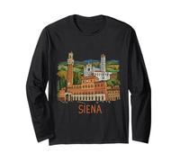 Siena Italy Travel Souvenir Gift Historic City Landmark Long Sleeve T-Shirt