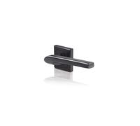 Siena Matt Black Door Handle for Indoor Wooden Door, Stylish Modern Easy Fit Handle with All Fixtures Supplied, Euro