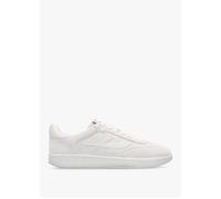 Siena Off White Nubuck Leather Trainers - White Leather / 38