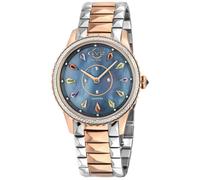 Siena Swiss Quartz MOP Dial 316L Stainless Steel Diamond Watch GV2 Blue One Size