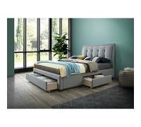 Sienna Double Bed-Grey