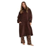 Sienna Extra Long Oversized Blanket Hoodie, Ultra Soft Wearable Throw with Pockets Sleeves Soft Sherpa Fleece Hooded Blanket Giant Sweatshirt