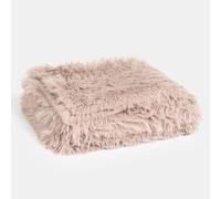 Sienna Fleece Throw Blanket for Sofa, Super Soft Cosy Fluffy Blankets for Bed Settees Armchairs Lightweight Warm Single Bed Throws Adults Gifts, Natural - 125 x 150cm