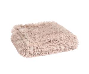 Sienna Fleece Throw Blanket for Sofa, Super Soft Cosy Fluffy Blankets for Bed Settees Armchairs Lightweight Warm King Size Bed Throw Adults Gifts, Natural - 200 x 240cm