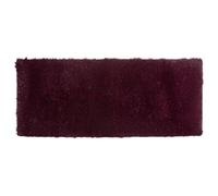 Sienna Fluffy Shaggy Rugs Living Room Hallway Runner Rug, Burgundy 60x150cm