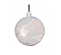 Sienna Glass 10Cm Birthstone Ball April Diamond