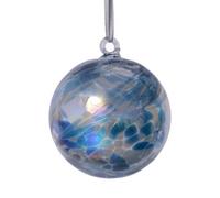 Sienna Glass 10Cm Birthstone Ball December Turquoise