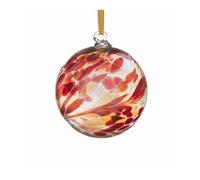 Sienna Glass 10Cm Birthstone Ball January Garnet