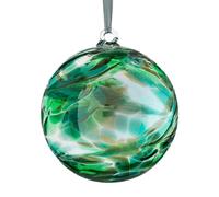 Sienna Glass 10cm Friendship Ball - Emerald