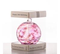 Happy 30th Birthday Gift - 10cm Friendship Ball Amethyst