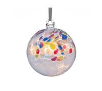 Sienna Glass 10Cm Friendship Ball New Home White