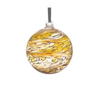 Sienna Glass 10Cm Friendship Ball Pastel Gold