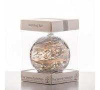 Wedding Gift Friendship Ball, 10cm, silver, gift boxed with ribbon and gift tag