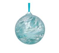 Sienna Glass 15Cm Friendship Ball Pastel Blue