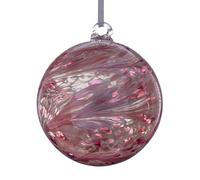 Sienna Glass 15cm Friendship Ball - Pastel Pink