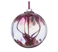 Sienna Glass 15cm Spirit Ball - Pastel Pink