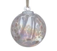 15cm Spirit Ball White Sienna Glass White One Size