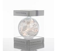 Sienna Glass 60th Wedding 10cm Friendship Ball