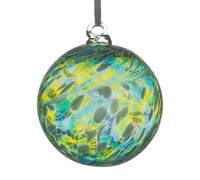 Sienna Glass 8cm Friendship Ball - Green & Blue