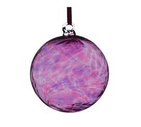 Sienna Glass 8Cm Friendship Ball Pink & Purple