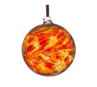 Sienna Glass 8Cm Friendship Ball Red & Yellow